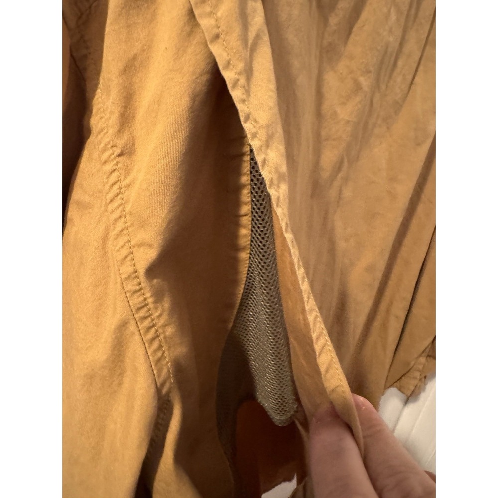 Woolrich Men's 2XL Brown Hunting Shirt‎ Botton Front Both Shoulders Quilted - Picture 8 of 12
